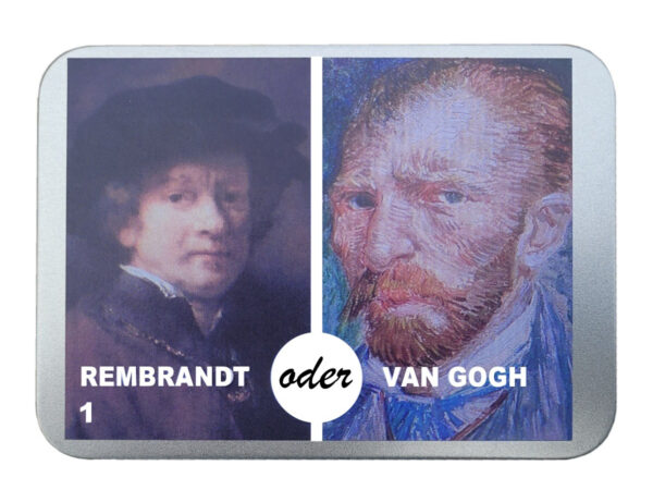 Kartenspiel Rembrandt oder Van Gogh